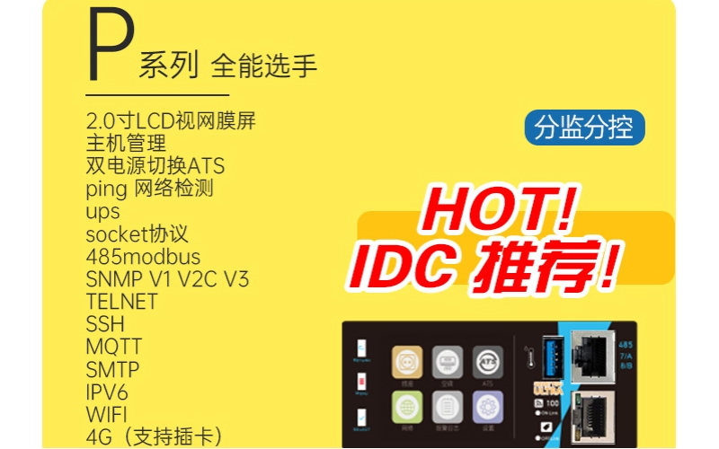 P系列 8位 10A新国标 YS23461 +IO